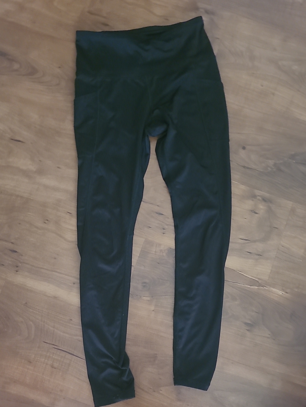 REEBOK Black High-Waist Leggings With Pockets